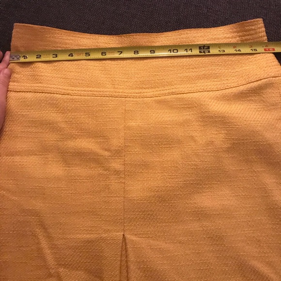 Tory Burch baelee yellow tweed skirt - Picture 3 of 6